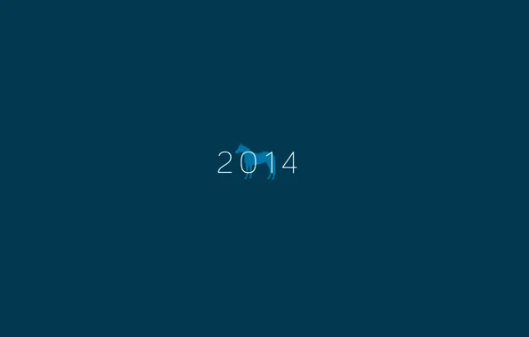Animals, New year, 2014
