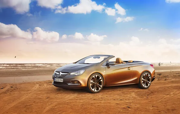 Picture the sky, Sand, Sea, Auto, Opel, Day, Opel, Lights