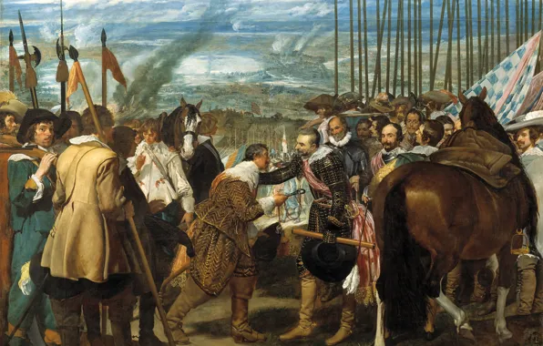 Picture picture, genre, Diego Velazquez, The Surrender Of Breda