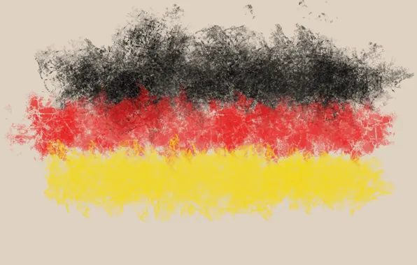 Yellow, red, black, flag, Germany, germany, flag