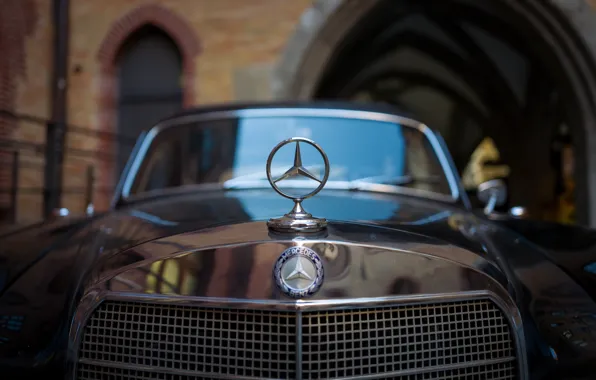 Picture icon, Mercedes-Benz, the hood, grille