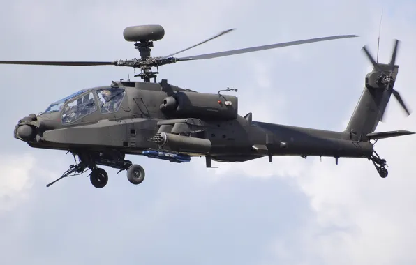 Helicopter, USA, Apache, Shock, AH-64 Apache