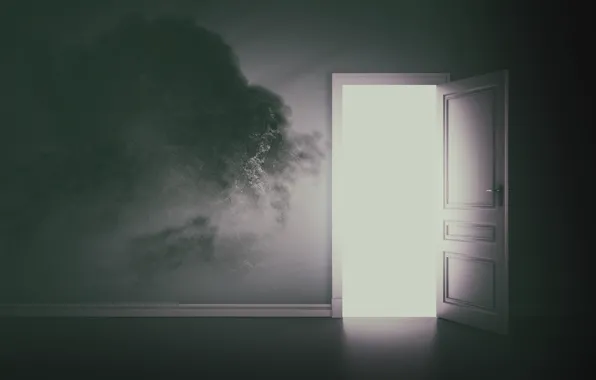 Picture light, the door, output