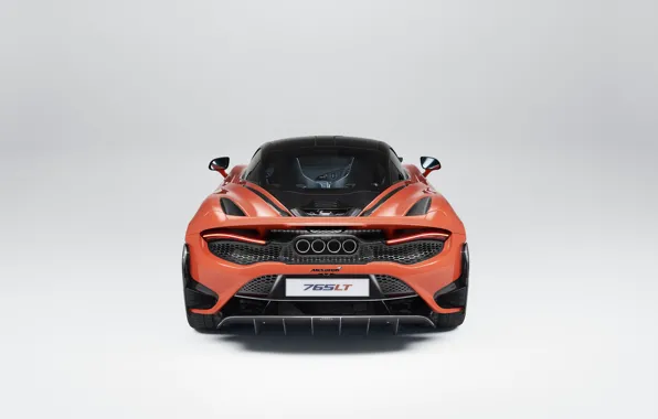 McLaren, supercar, rear view, UK-spec, 2020, 765LT