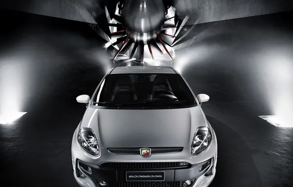 Picture fiat, abarth, Fiat, wind tunnel, esseesse, the punto evo