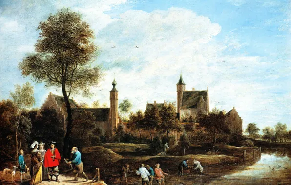 Picture picture, David Teniers, Views of Het Sterckshof Antwerpen, David Teniers The Younger, landscape