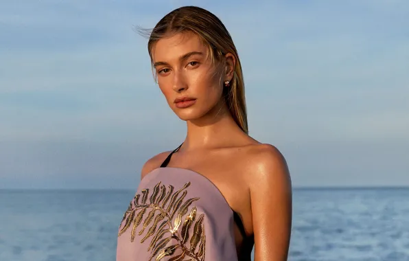 Look, girl, pose, model, tan, It, Hailey Baldwin