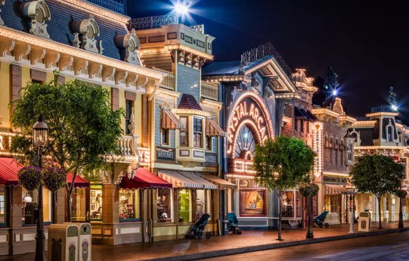 Street, CA, Disneyland, California, Disneyland, Anaheim, Anaheim, Main Street USA
