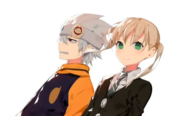 Girl, anime, guy, Soul eater, Soul Eater