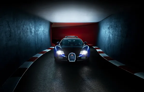 The tunnel, Bugatti Veyron, autowalls, Bugatti Veyron