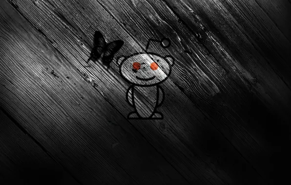 Picture tree, butterfly, robot, Reddit