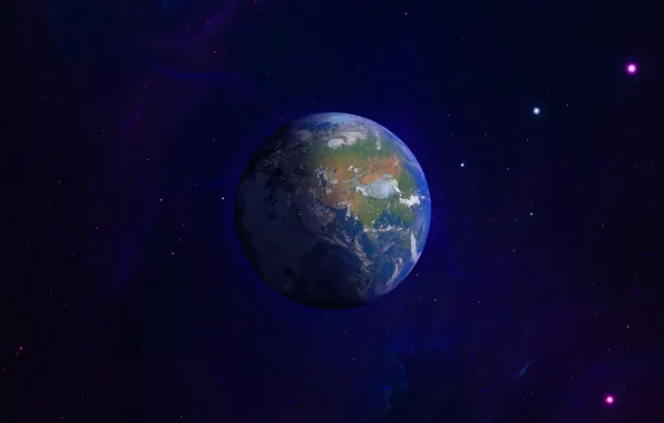 Stars, Planet, Nebula, Earth, Space, Earth, Home, Planet