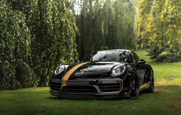 911, Porsche, front view, Turbo, 2018, Manhart, TR 700