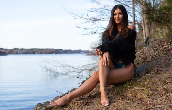 Picture girl, face, background, model, figure, beauty