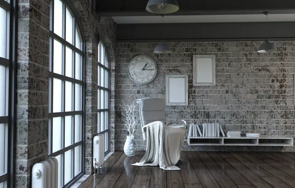 Design, style, watch, interior, chair, the scenery, living room, soft loft
