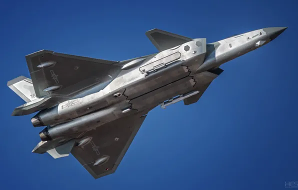 Fighter, J-20, Chengdu J-20, AIR FORCE CHINA, PGO, HESJA Air-Art Photography, Changchun Airshow 2019