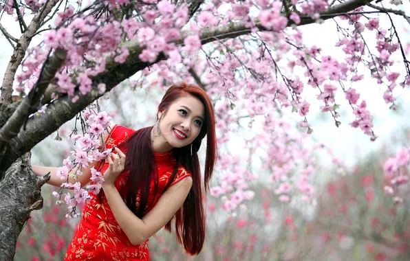 Look, girl, background