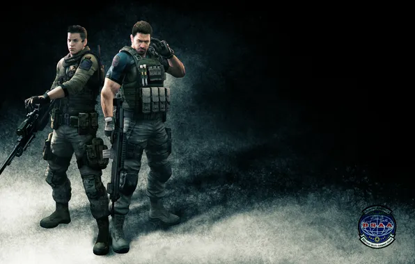 Picture Resident Evil 6, Chris Redfield, Chris Redfield, partners