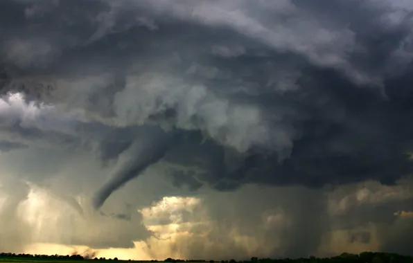 Picture field, Storm, tornado