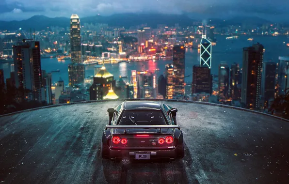 Picture City, Nissan, Skyline, Tuning, Future, R34, by Khyzyl Saleem