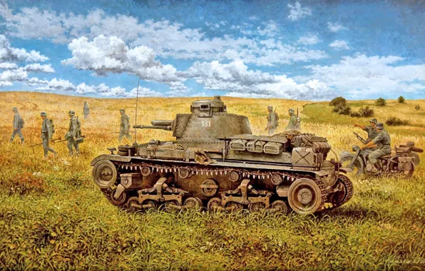 Easy, Germany, tank, Czechoslovakia, Pz.Kpfw. 35(t), Amelkin A.G., summer offensive
