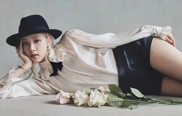 Rose, Wallpaper for desktop, kpop, blackpink, blackpink, rose, korean singer, Rosanna Pak