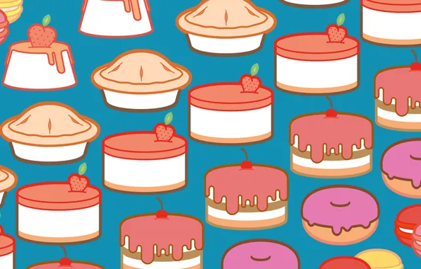 Picture figure, texture, illustration, cakes