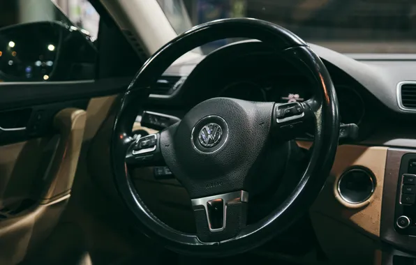 Volkswagen, Car, Interier, Wheel, Passat, Variant, B7, Khalil Ibrahim Cetinkaya
