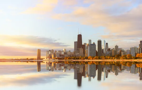 Picture landscape, the city, Chicago