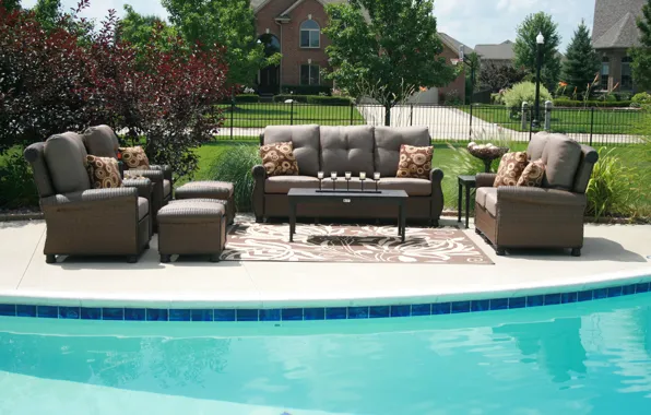 Picture furniture, home, pool, terrace
