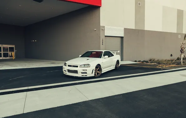 Picture GT-R, White, R34