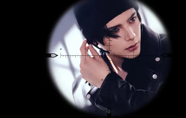 Face, hat, goal, jacket, China, actor, sight, target