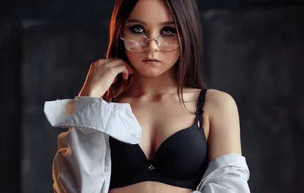 Chest, girl, glasses, sponge, Lida, Evgeny Bulatov, Vendigo, Lida Sagadeeva