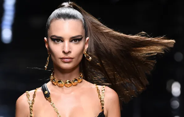Look, pose, model, actress, model, hair, actress, Emily Ratajkowski