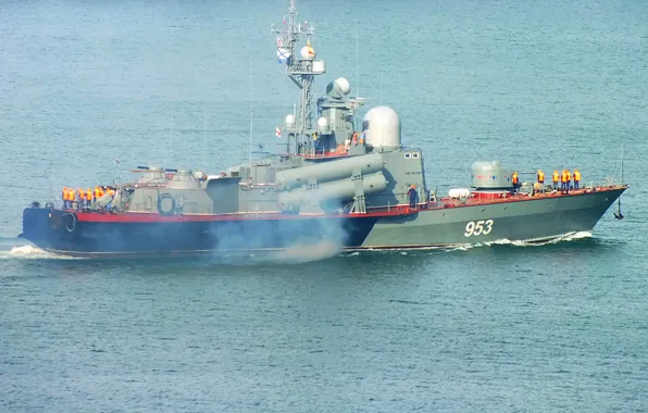 Large, boat, Navy, rocket, R-239
