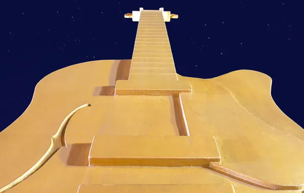 The sky, stars, guitar, Australia, monument, New South Wales