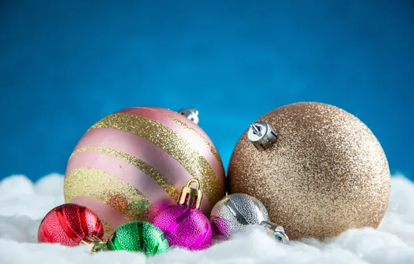 Balls, background, balls, Christmas, New year, wool