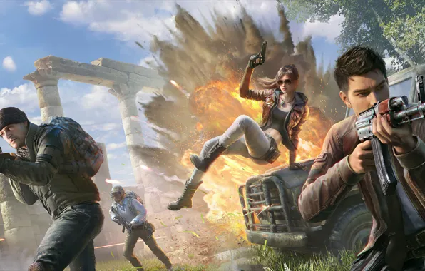 The explosion, 2020, Season 7, PlayerUnknown's Battlegrounds, PUBG Corporation