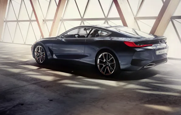 Light, coupe, shadow, BMW, 2017, 8-Series Concept