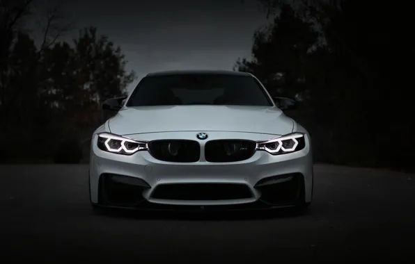 BMW, Light, Front, White, Evening, Face, F80, Sight