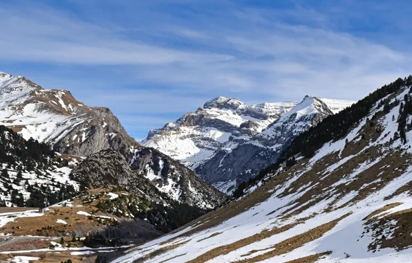 Picture mountains, France, The Pyrenees