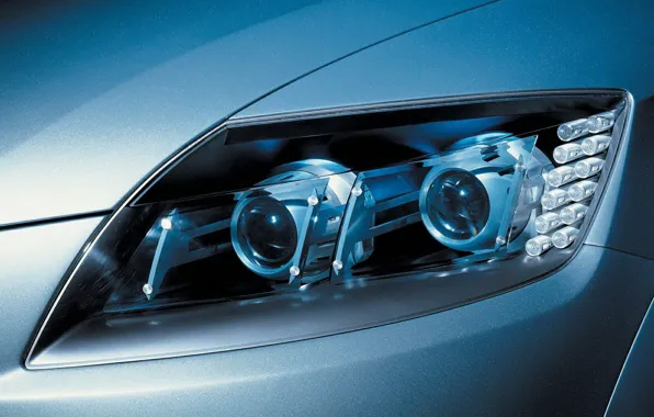 Picture car, auto, light, headlight