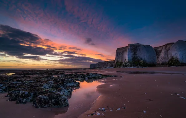 Nature, sunrise, England, Botany Bay