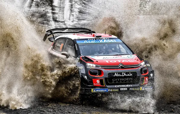Water, Auto, Machine, Race, Citroen, Citroen, Squirt, Car