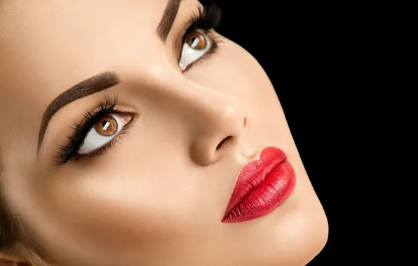 Picture face, female, make up