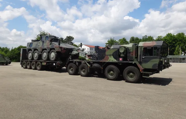 Weapon, truck, Boxer, tank, Elefant, armored, stand, military vehicle