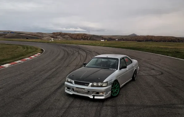 Car, machine, tuning, track, Nissan, auto, tuning, wheel