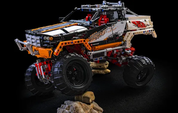 Machine, Toy, Jeep, Designer, Lego Technic