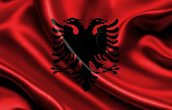 Picture flag, Albania, albania
