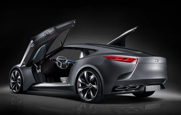 Auto, Concept, door, Hyundai, Hyundai, HND-9